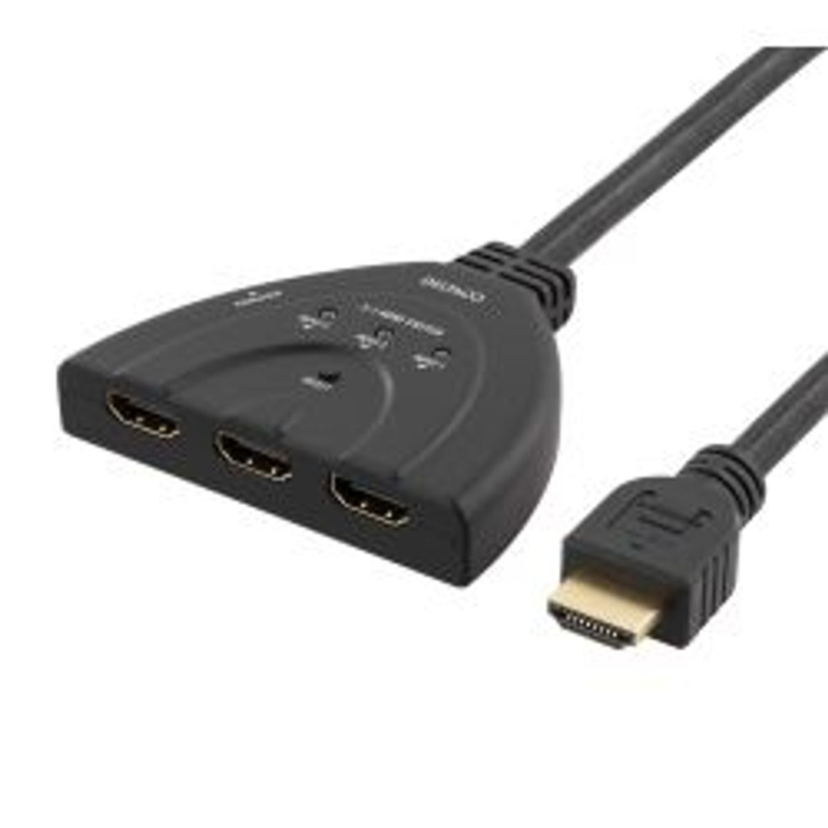 Deltaco Hdmi Switch , 3 Inputs To 1 Output, 4k In 60hz, 7.1, Black