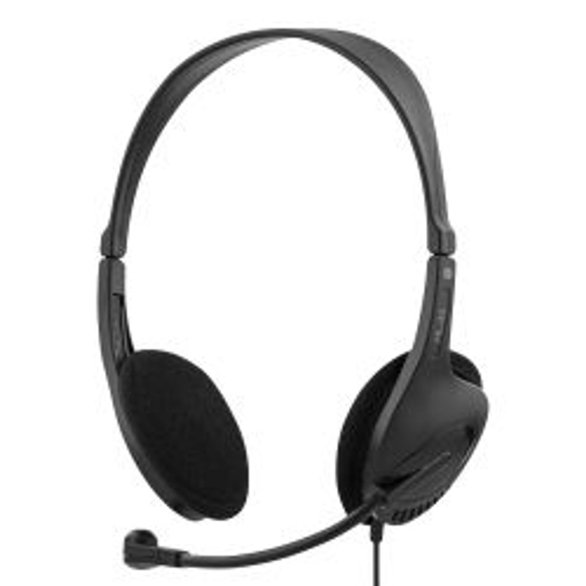 Deltaco Headset, Surface-mounted, Volume Control On The Cable, 2 X 3 - Headset