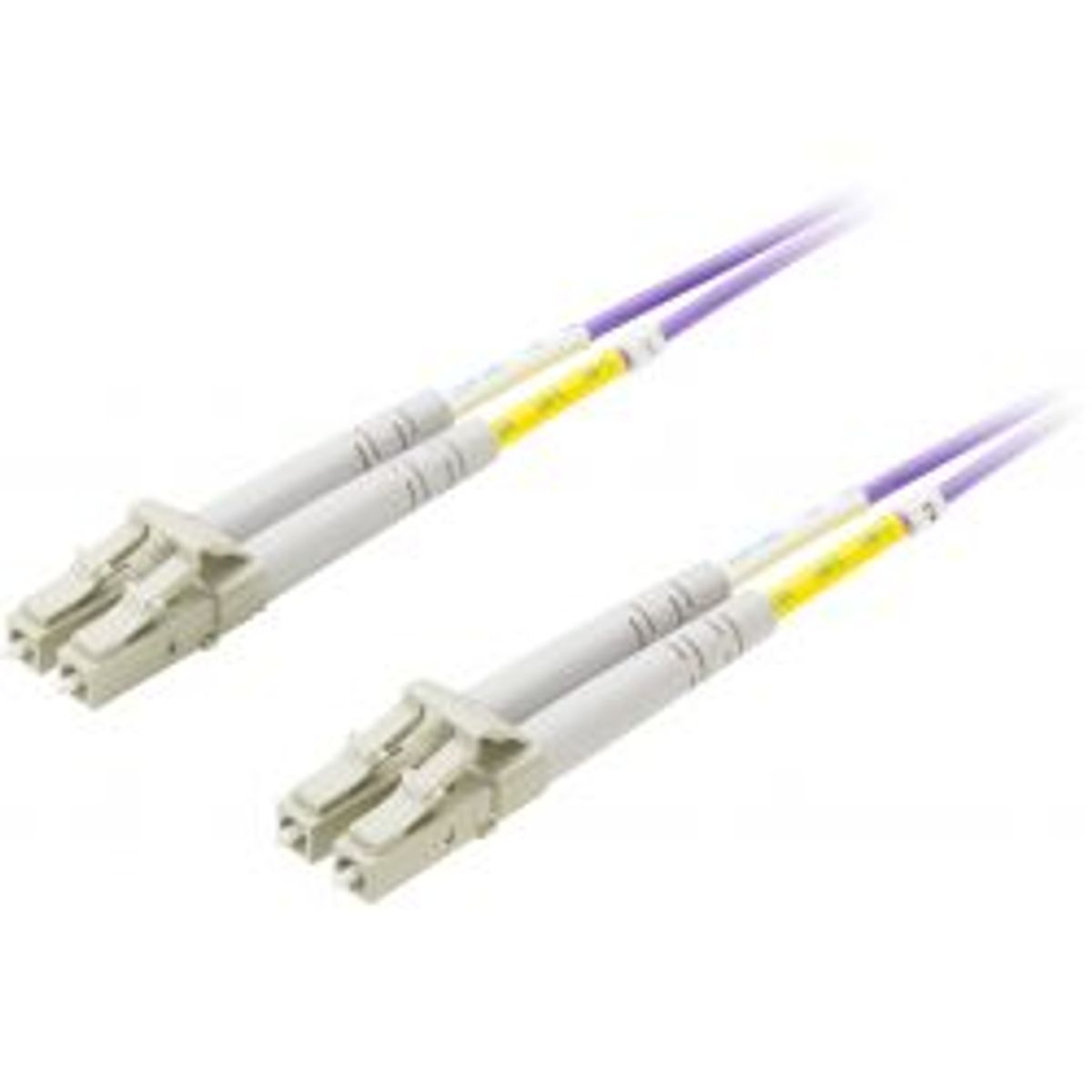 Deltaco Om4 Fiber Cable, Lc - Lc, 50/125, Duplex, Multimode, 20m