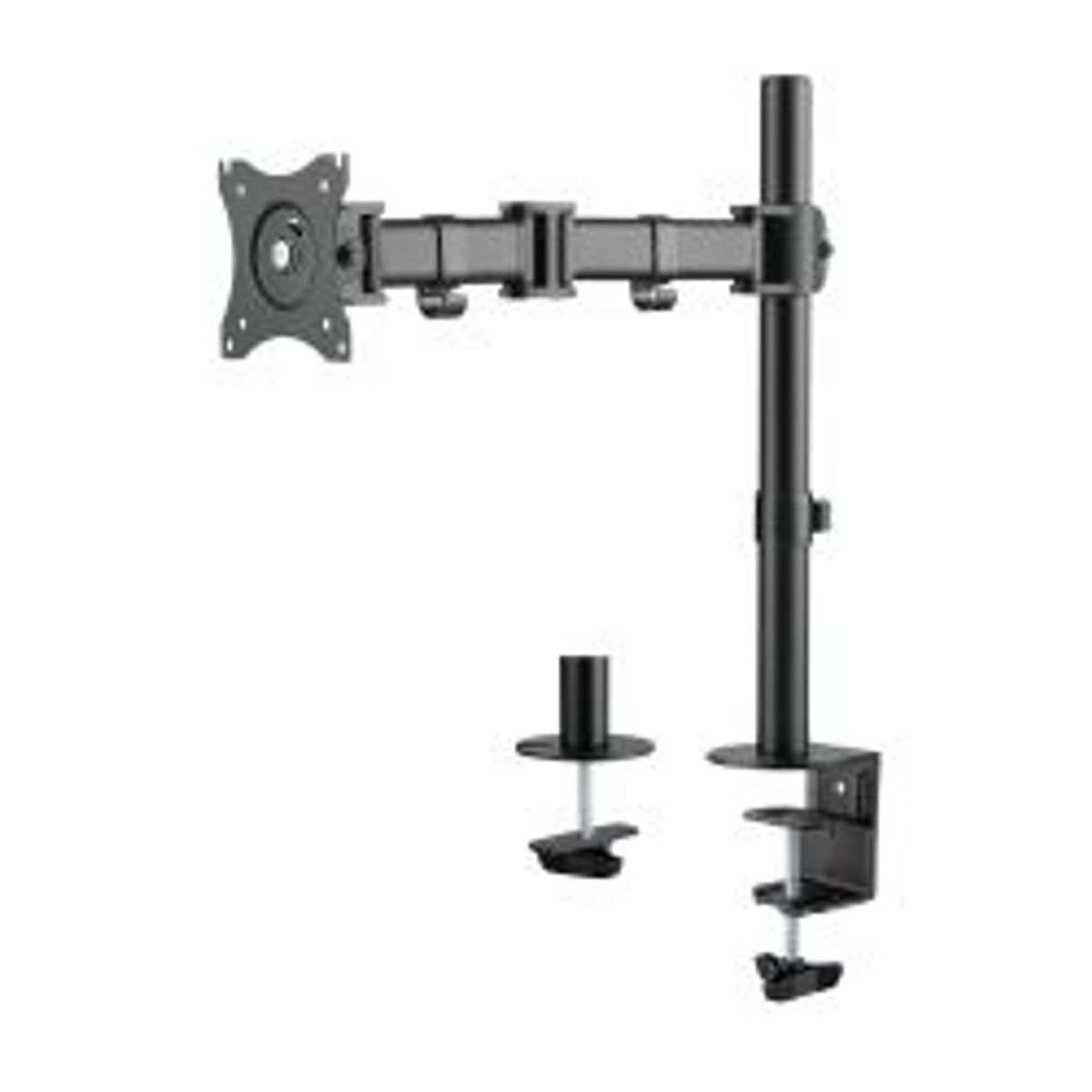 Deltaco Office Single Desk Mount, Tilt, Swivel, Rotate, 13-27 - Tilbehør til computer