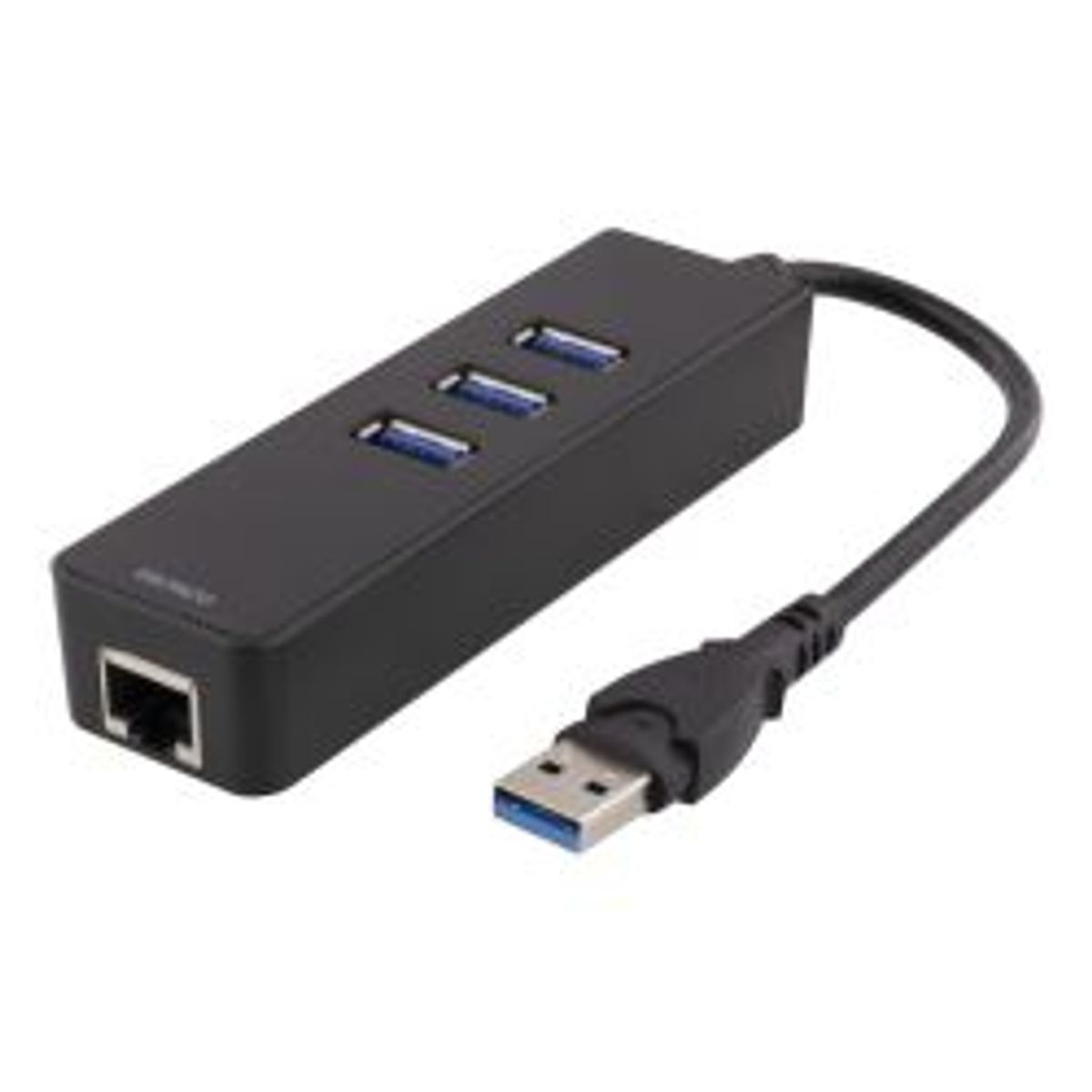 Deltaco Network Adapter 1xgbitrj45 1xusb3 A Ma 3x Usb3 Fe Black - Adapter