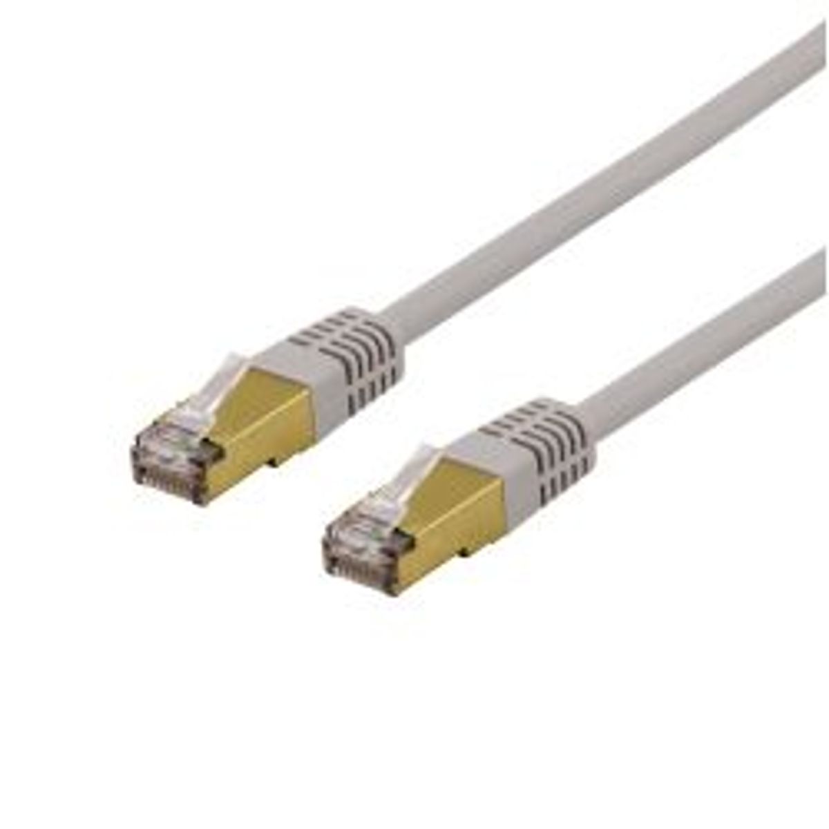 Deltaco S/ftp Cat6a Patch Cable, Delta Cert, Lszh, 1.5m, Grey