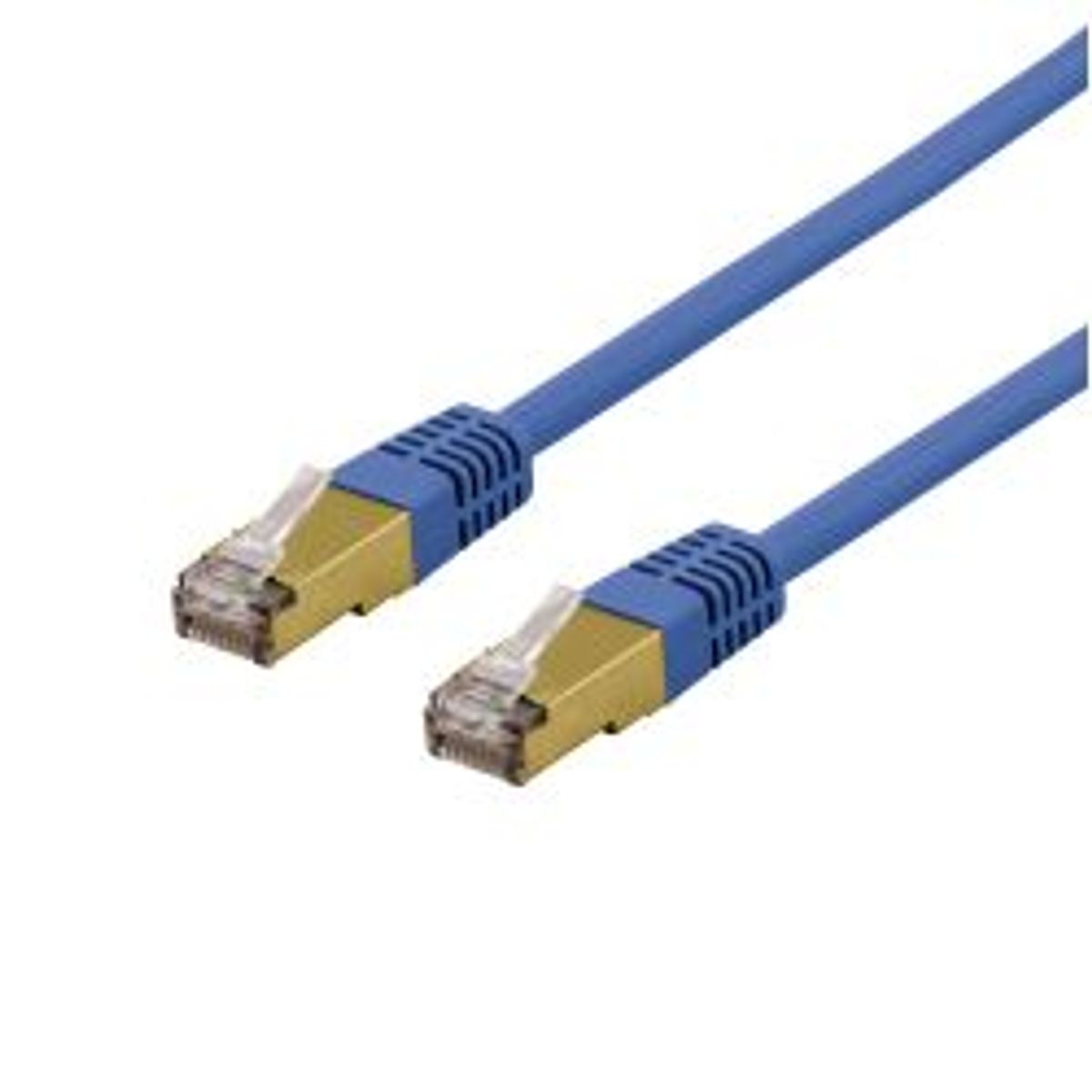 Deltaco S/ftp Cat6a Patch Cable, Delta Cert, Lszh, 2m, Blue - Ledning