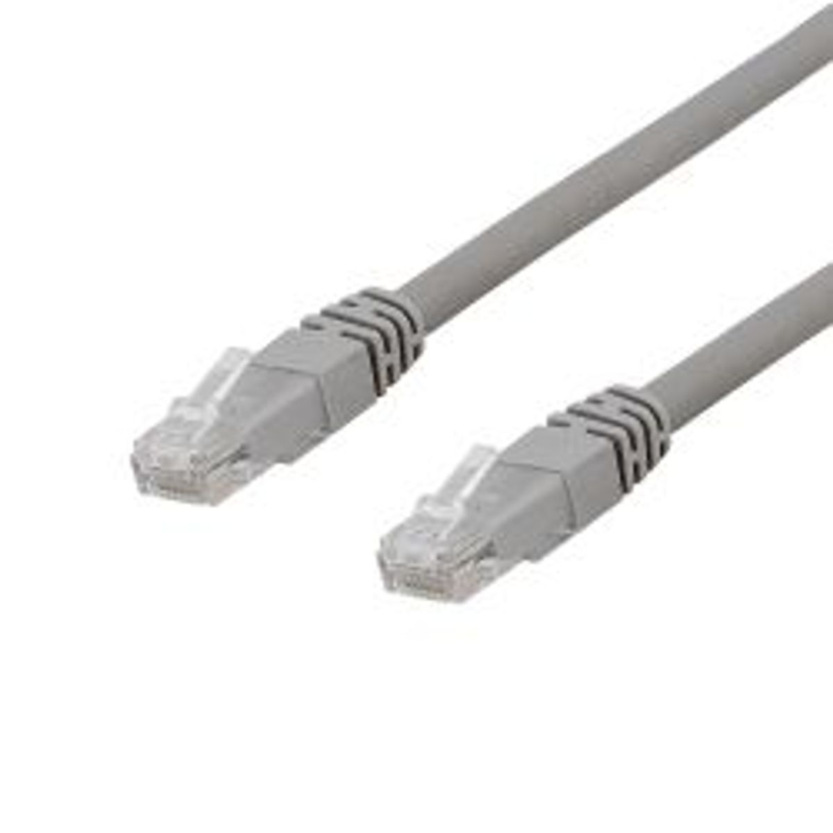 Deltaco U/utp Cat6a Patch Cable, Lszh, 20m, Grey