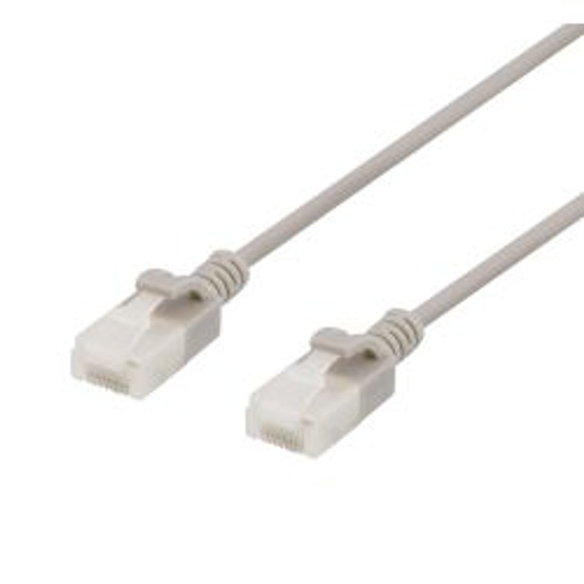 Deltaco U/utp Cat6a Patch Cable, Slim, 3.5mm Diameter, 1.5m, Grey - Ledning