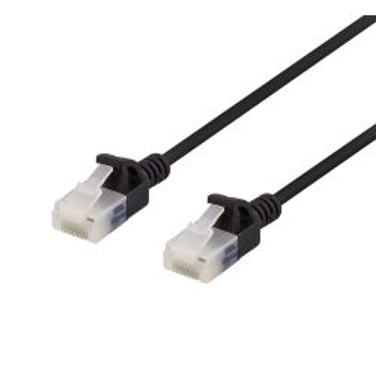 Deltaco U/utp Cat6a Patch Cable, Slim, 3.5mm Diameter, 5m, Black - Ledning