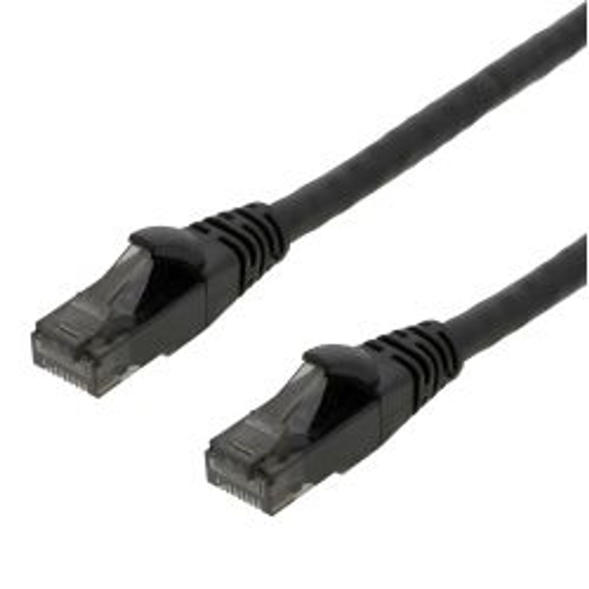 Deltaco U/utp High Flex Cat6, Patch Cable, 0,5m, Tpe, Black - Ledning