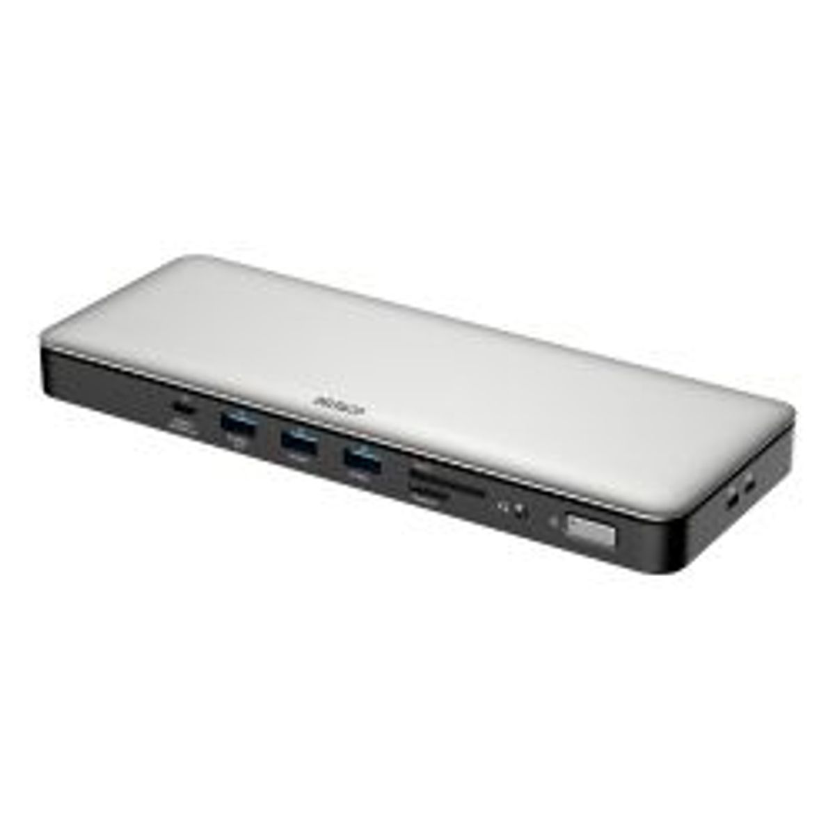 Deltaco Usb-c Dock, Triple, 2x Hdmi/dp, Usb-c/usb-a/rj45/sd/3.5mm