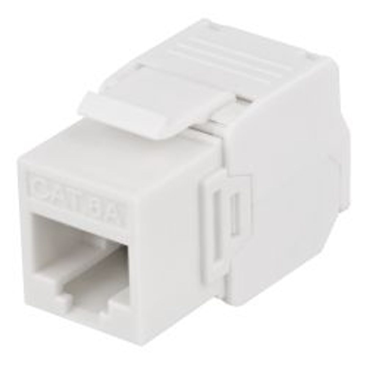 Deltaco Utp Cat6a Keystone Connector Unshield 28awg Slim toolfree