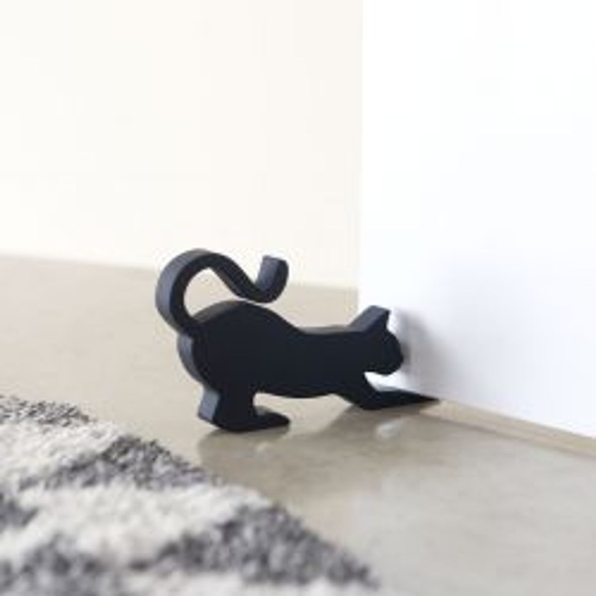 Balvi Door Stopper,feline,black,pvc - Diverse