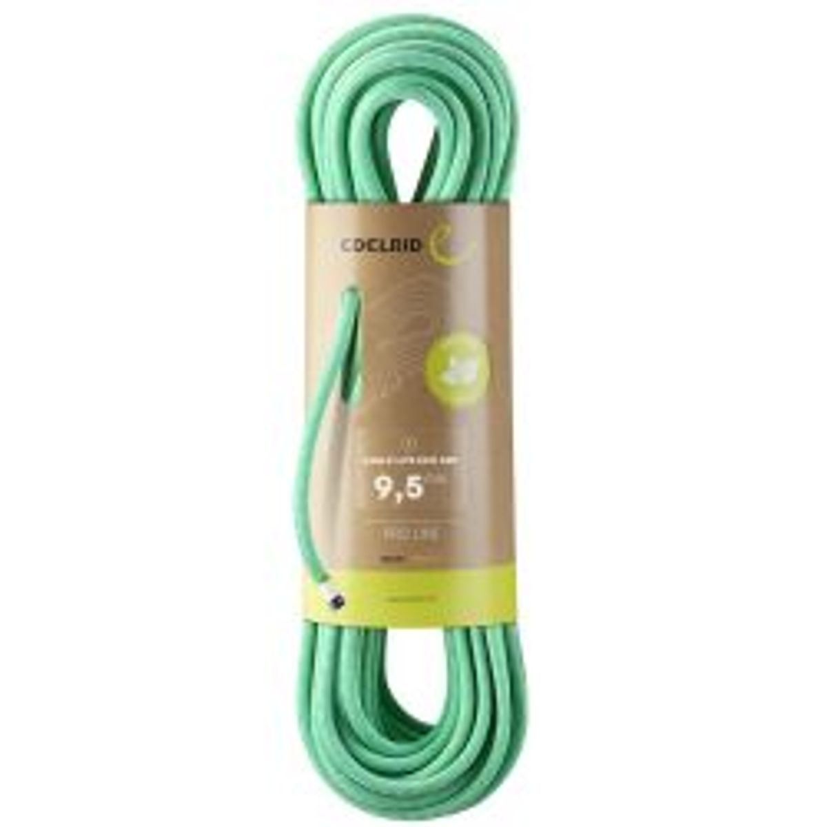 Edelrid Eagle Lite Eco Dry 9,5mm - 80 M - Bright Green - Str. Pcs - Reb