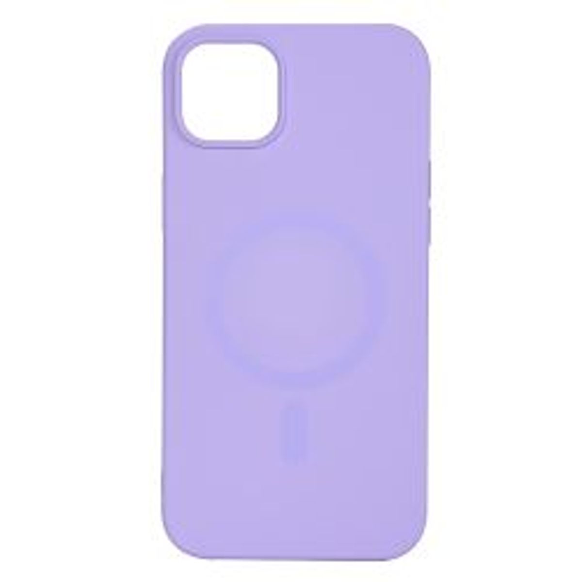 Essentials Iphone 14 Plus Silicone Mag Back Cover, Purple - Mobilcover