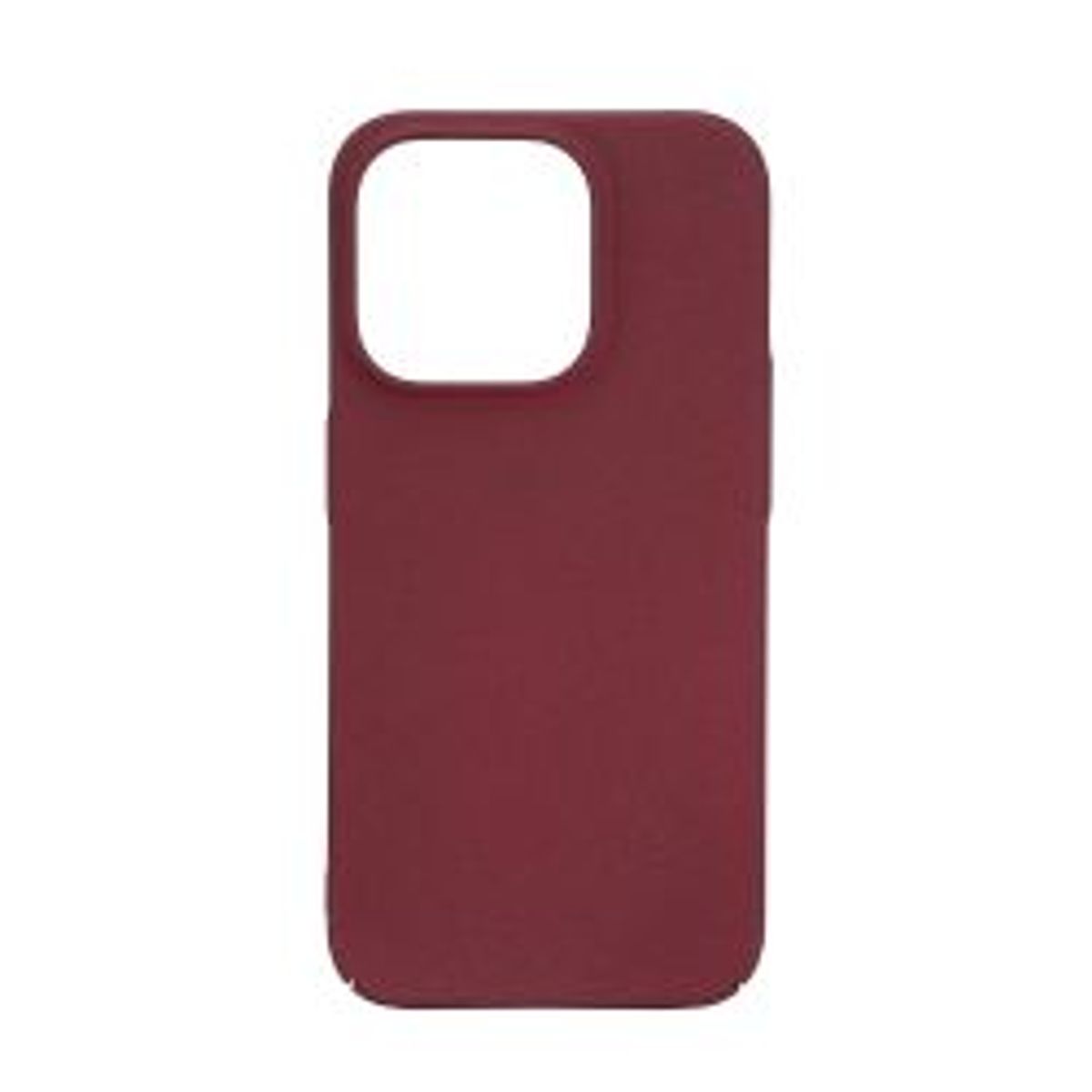 Essentials Iphone 15 Pro Sand Bursted Back Cover, Burgundy