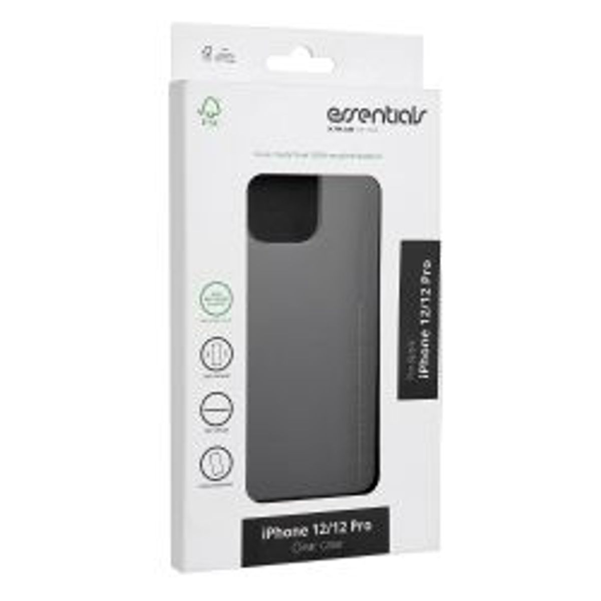 Essentials Iphone 12/12 Pro Recycled Tpu Cover, Transparent