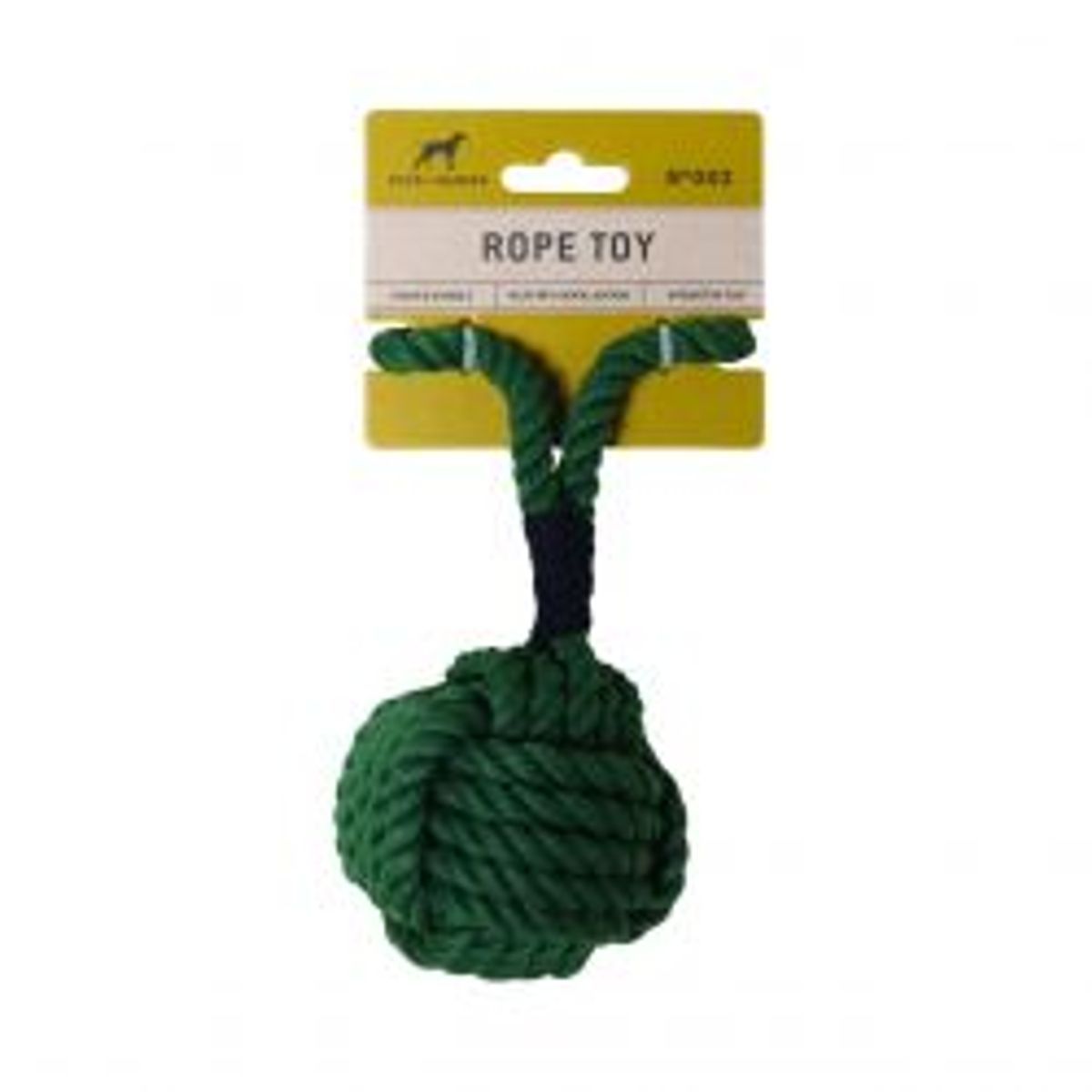 Field + Wander Dog Toy Rope Green - Hundeudstyr