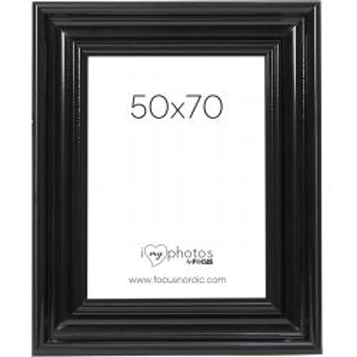 Focus Charleston Black 50x70 - Ramme