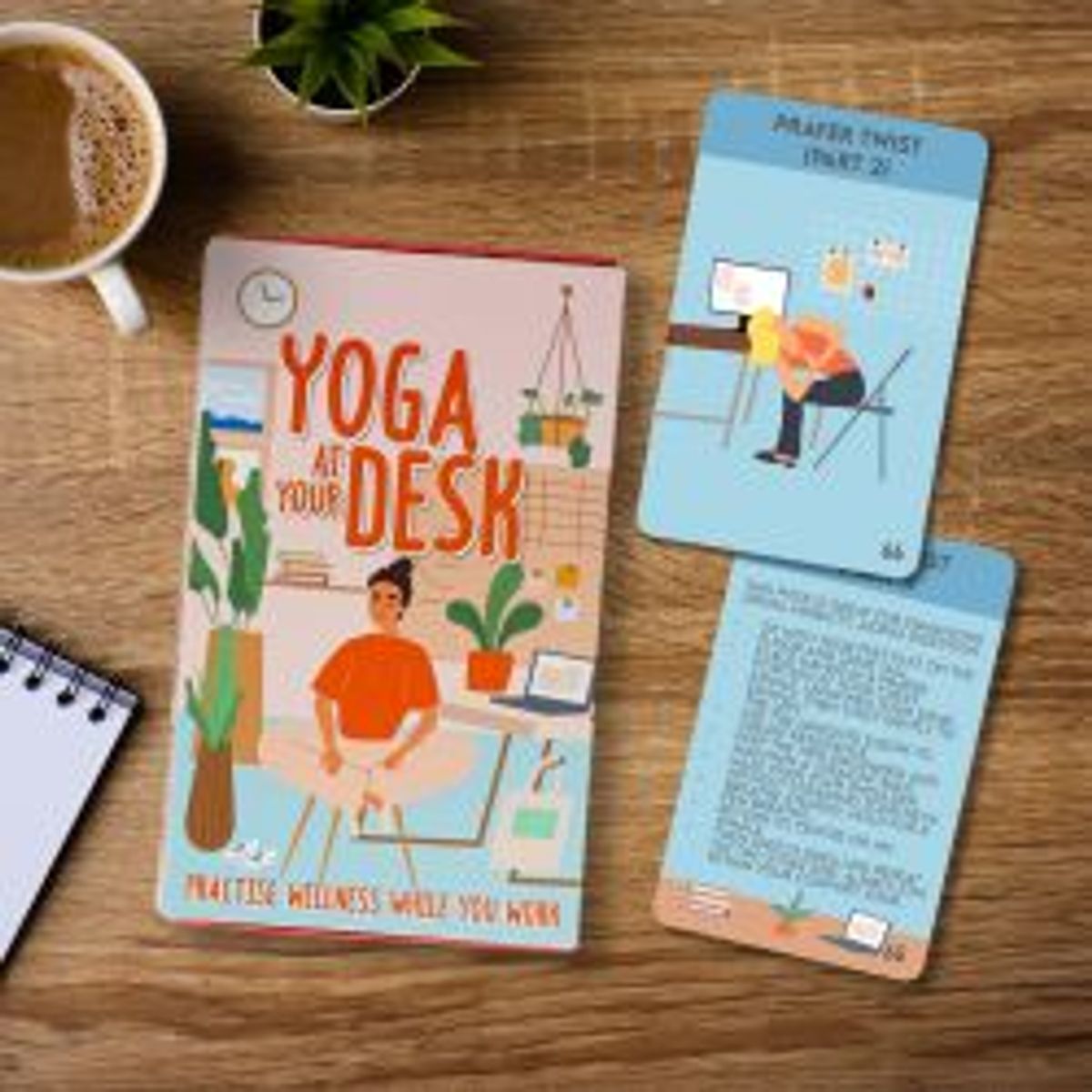 Gift Republic Cards Desktop Yoga - Diverse