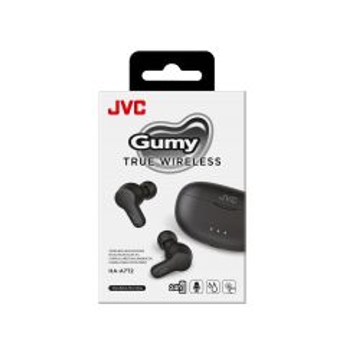 Jvc Ha-a7t2-b-u Gumy True Wireless Earphones Black