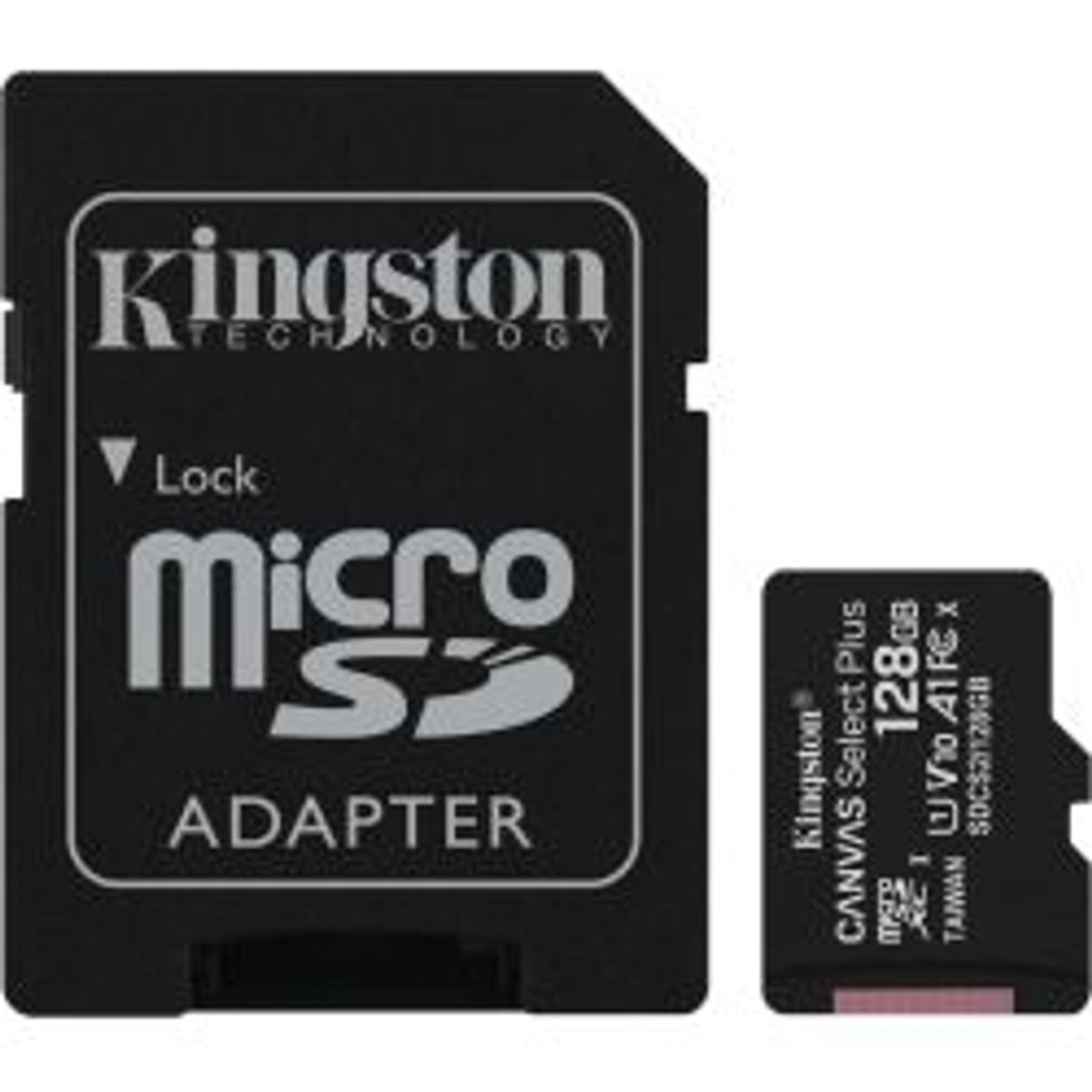 Kingston 128gb Micsdhc Canvas Select Plus 100r A1 C10 - Hukommelseskort