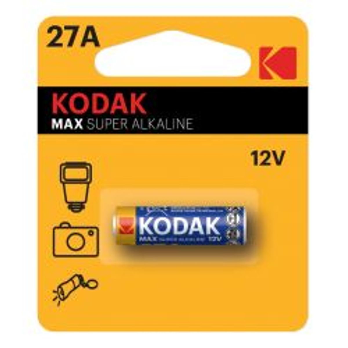 Kodak Ultra Alkaline 27a Batteries (1 Pack)