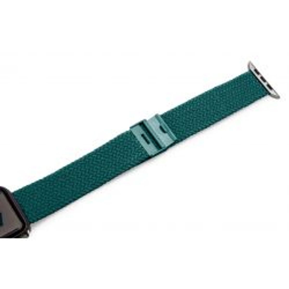 Puro Loop Elasticized Nylon Wristband, Universal, Dark Green