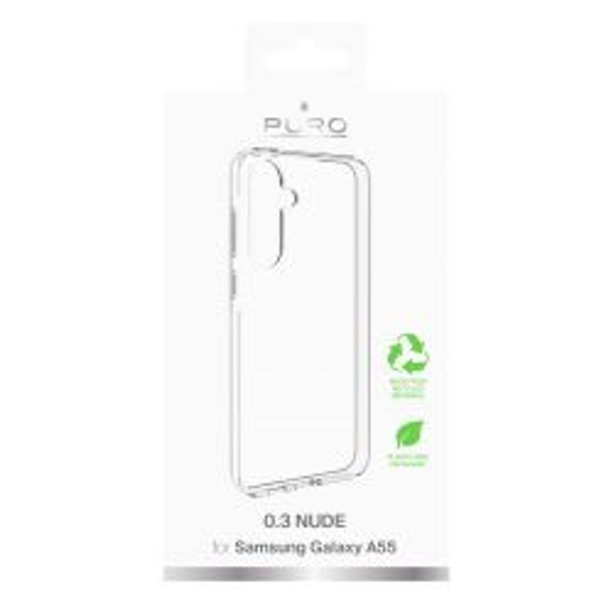 Puro Samsung Galaxy A55 0.3 Nude Cover, Transparent - Mobilcover