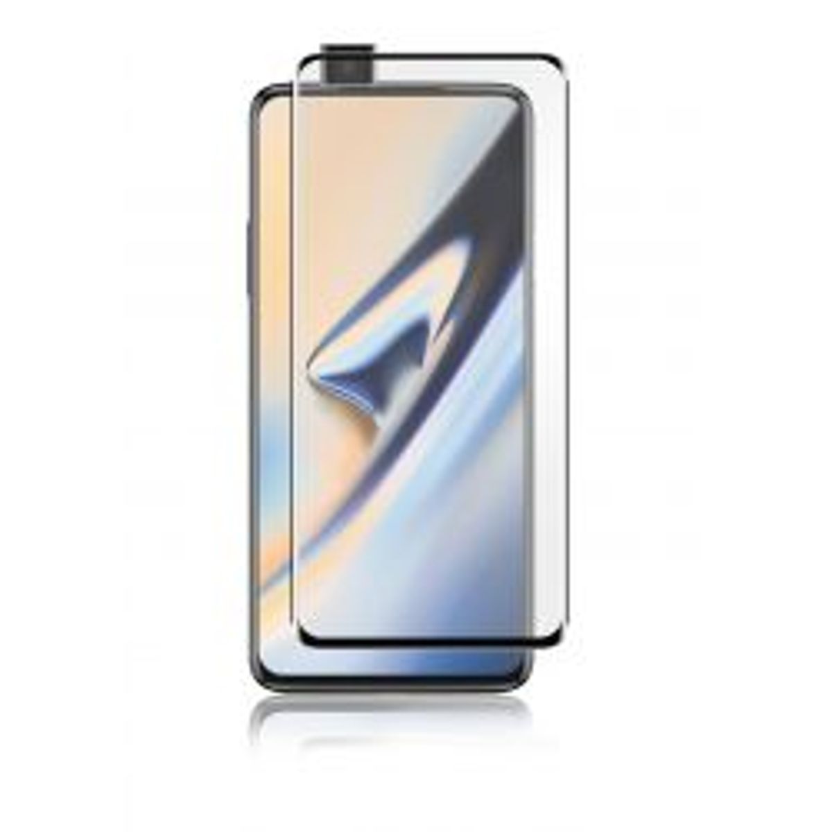 Panzer Oneplus 7 Pro/7t Pro Curved Glass Black - Tilbehør til smartphone