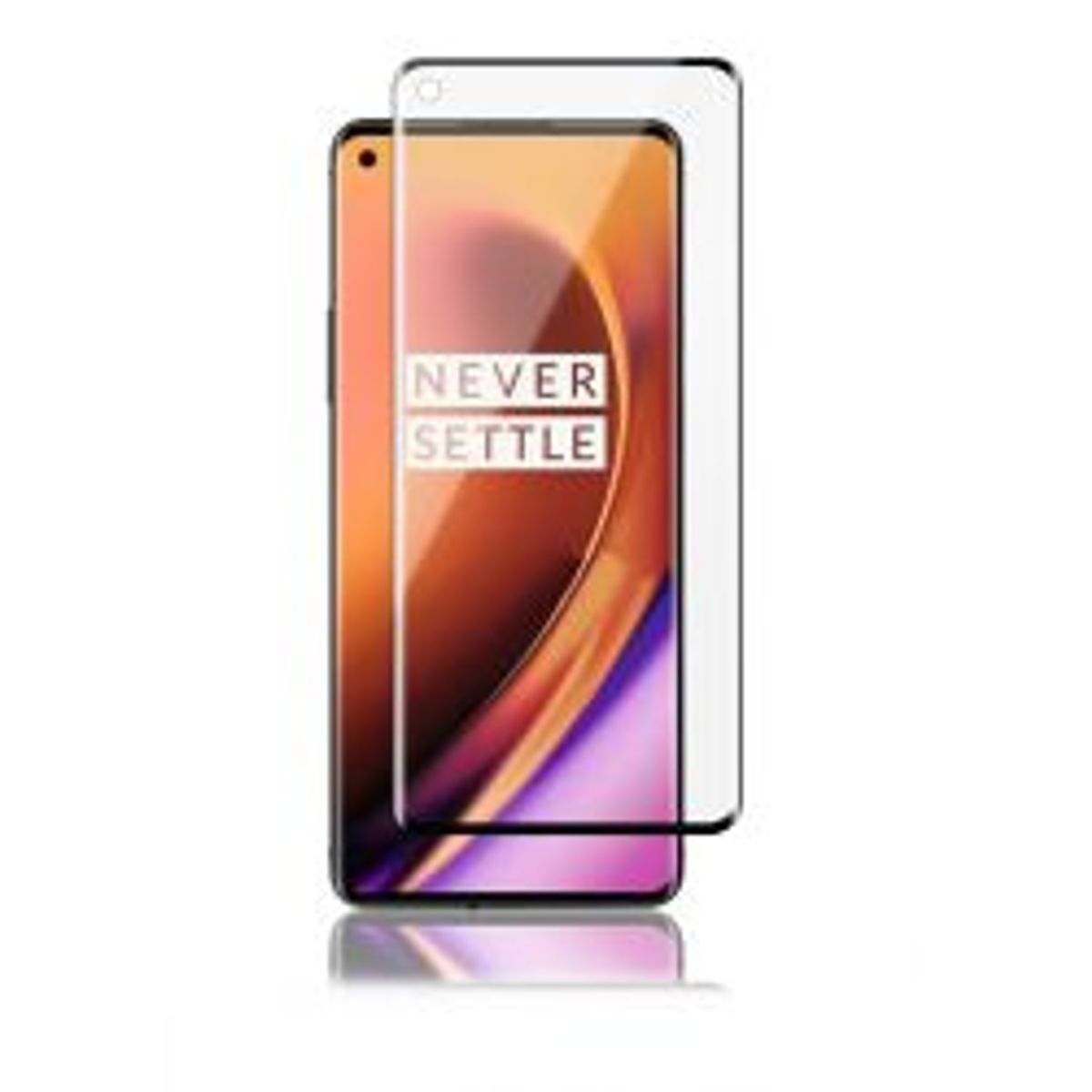 Panzer Oneplus 8 Pro Curved Glass Ar, Black - Tilbehør til smartphone