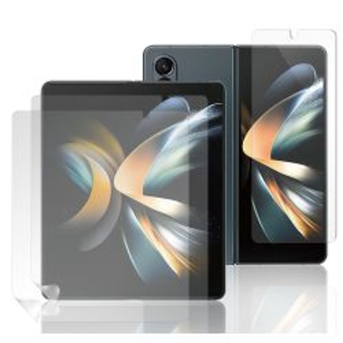 Panzer Samsung Galaxy Z Fold4 Flex Hybrid Film And Tempered Glass - Tilbehør til tablets