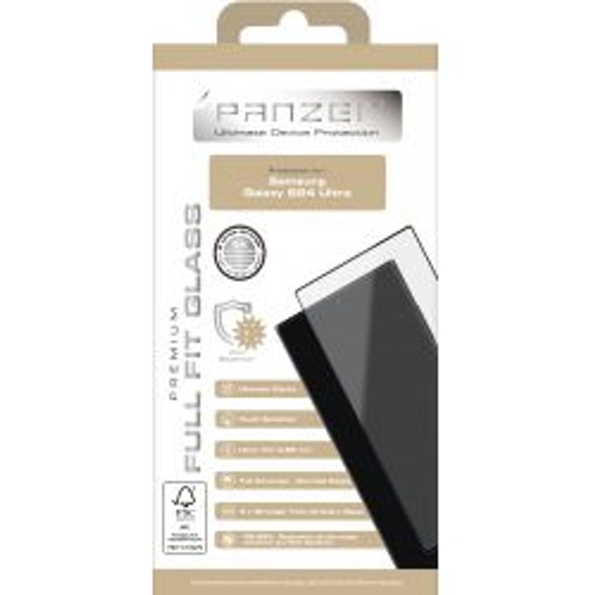 Panzer Samsung Galaxy S24 Ultra Full Fit Glass Black