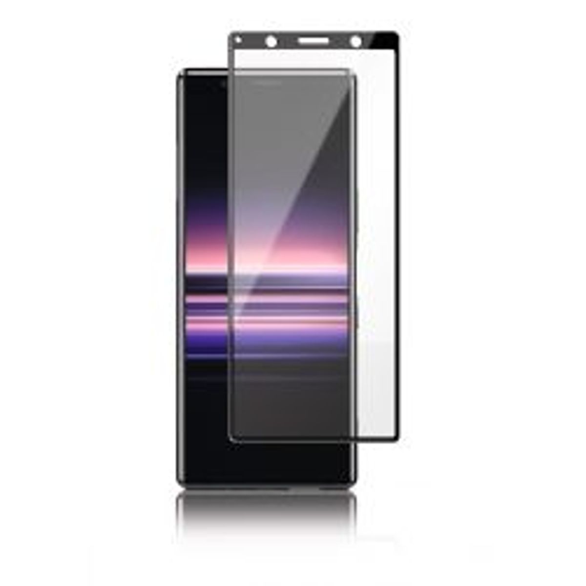 Panzer Sony Xperia 5 Curved Glass Black - Tilbehør til smartphone