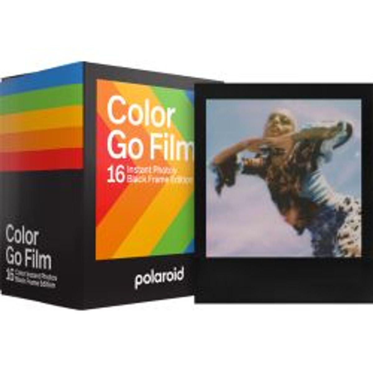 Polaroid Go Film Double Pack 16 photos - Black Frame - Tilbehør til kamera