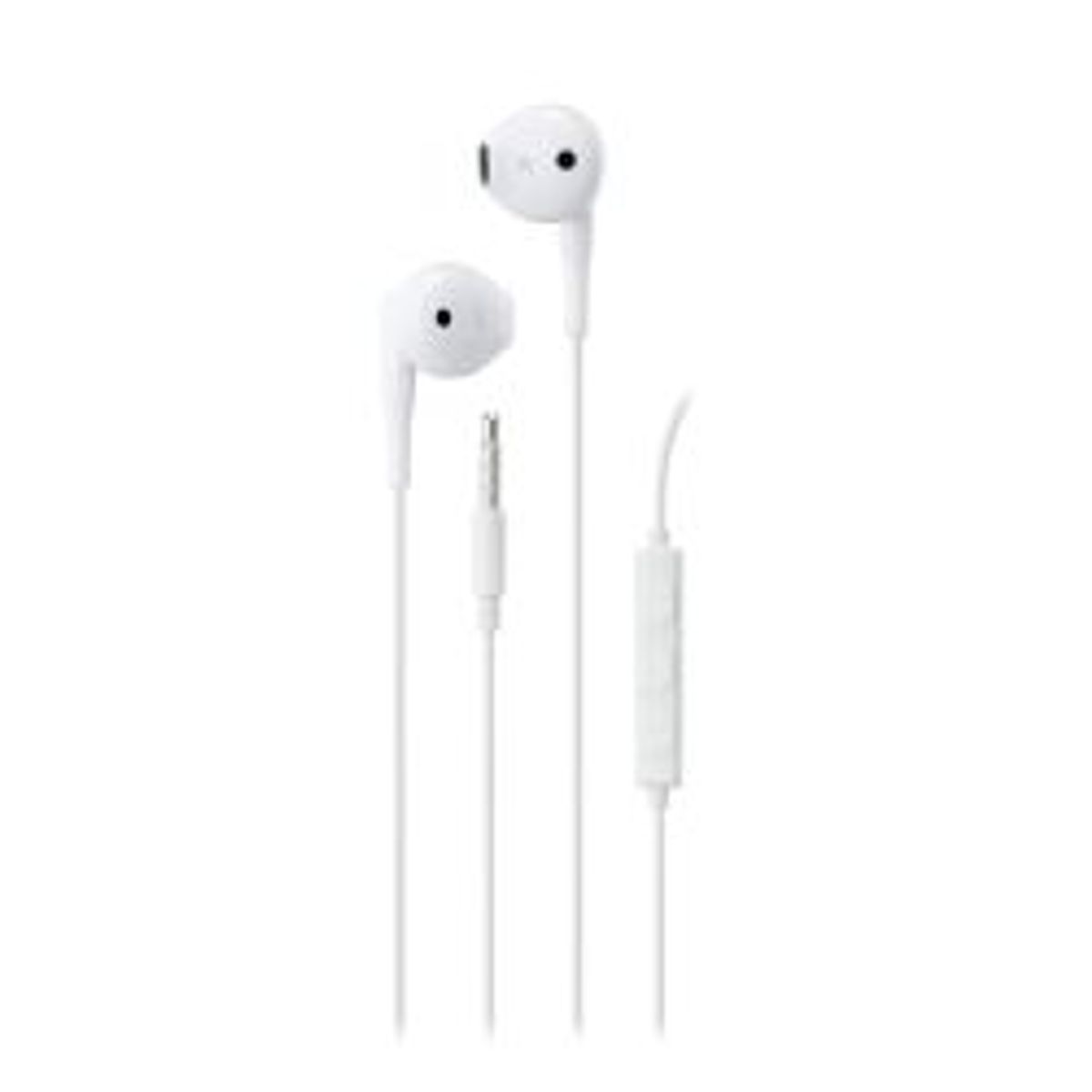 Streetz E130 Semi-in-ear Headset, Answer Button, 3.5mm, Mic, White - Høretelefon