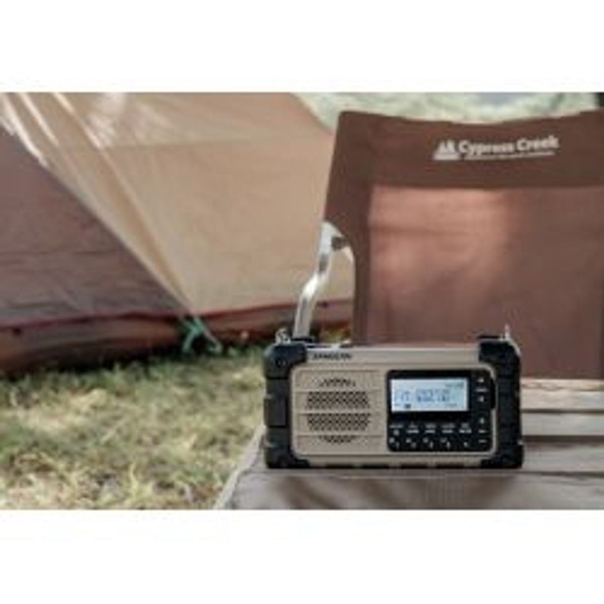 Sangean Mmr-99 Am/fm Desert Tan Am/fm-rds/bt/aux/ Hand Crank Radio