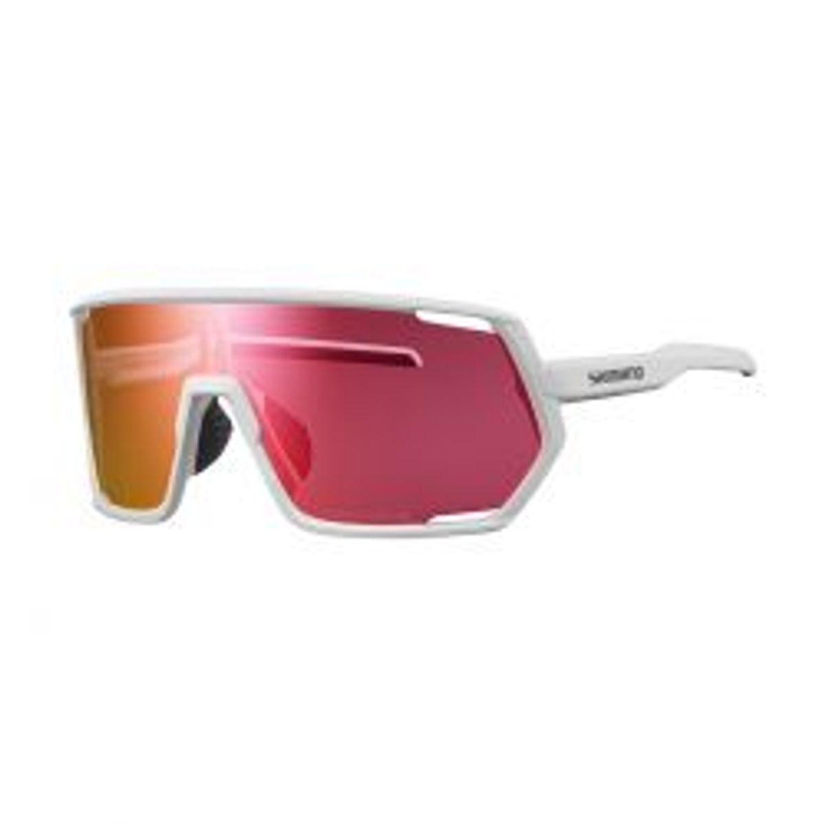 Shimano Eyewear TCNM2 Matte White, Ridescape RD - Solbriller