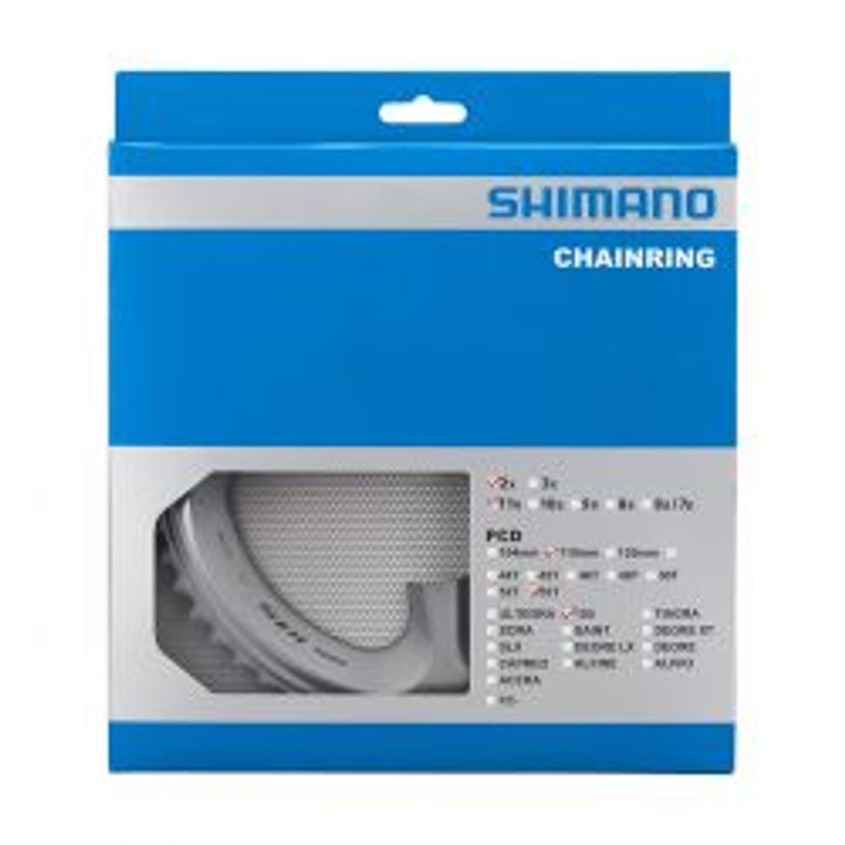 Shimano Klinge 53t-mw Fc-r7000 Sølv - Cykel klinge