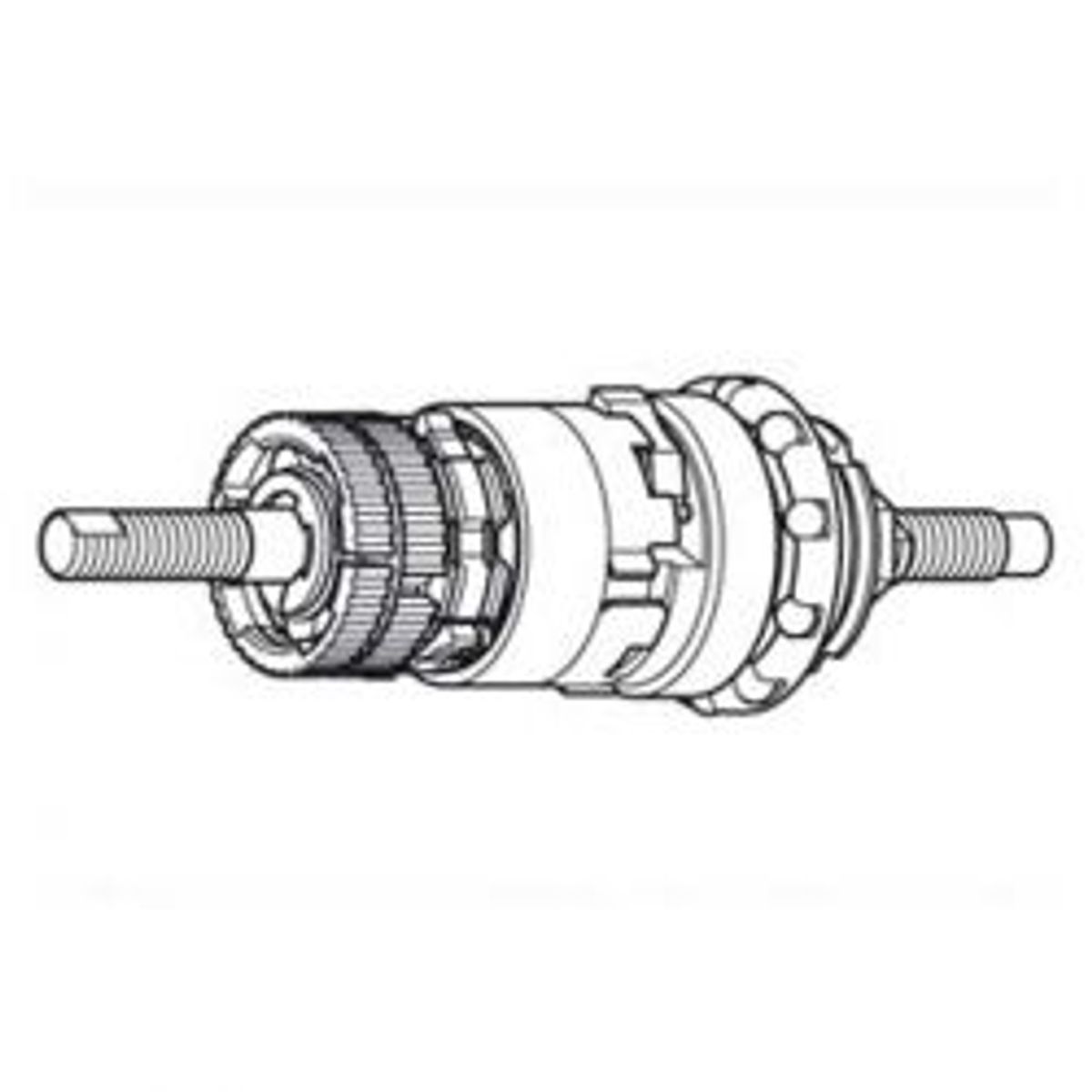 Shimano Navindsats Sg-3c41 168mm Nonturn Skive Venstre - Cykelreservedele