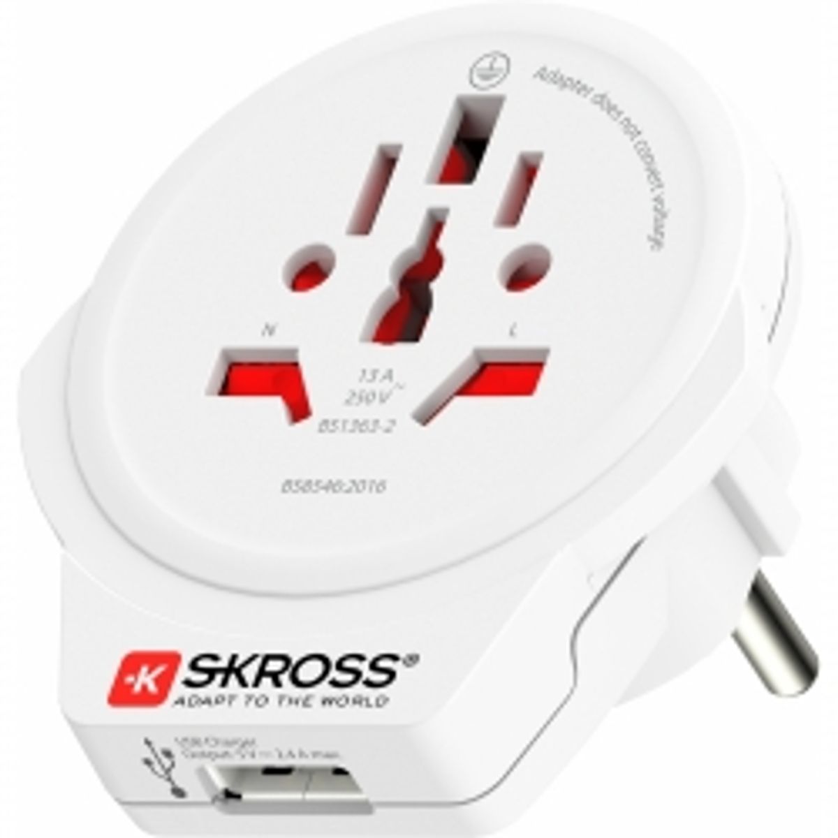 Skross World To Europe Usb - Stik