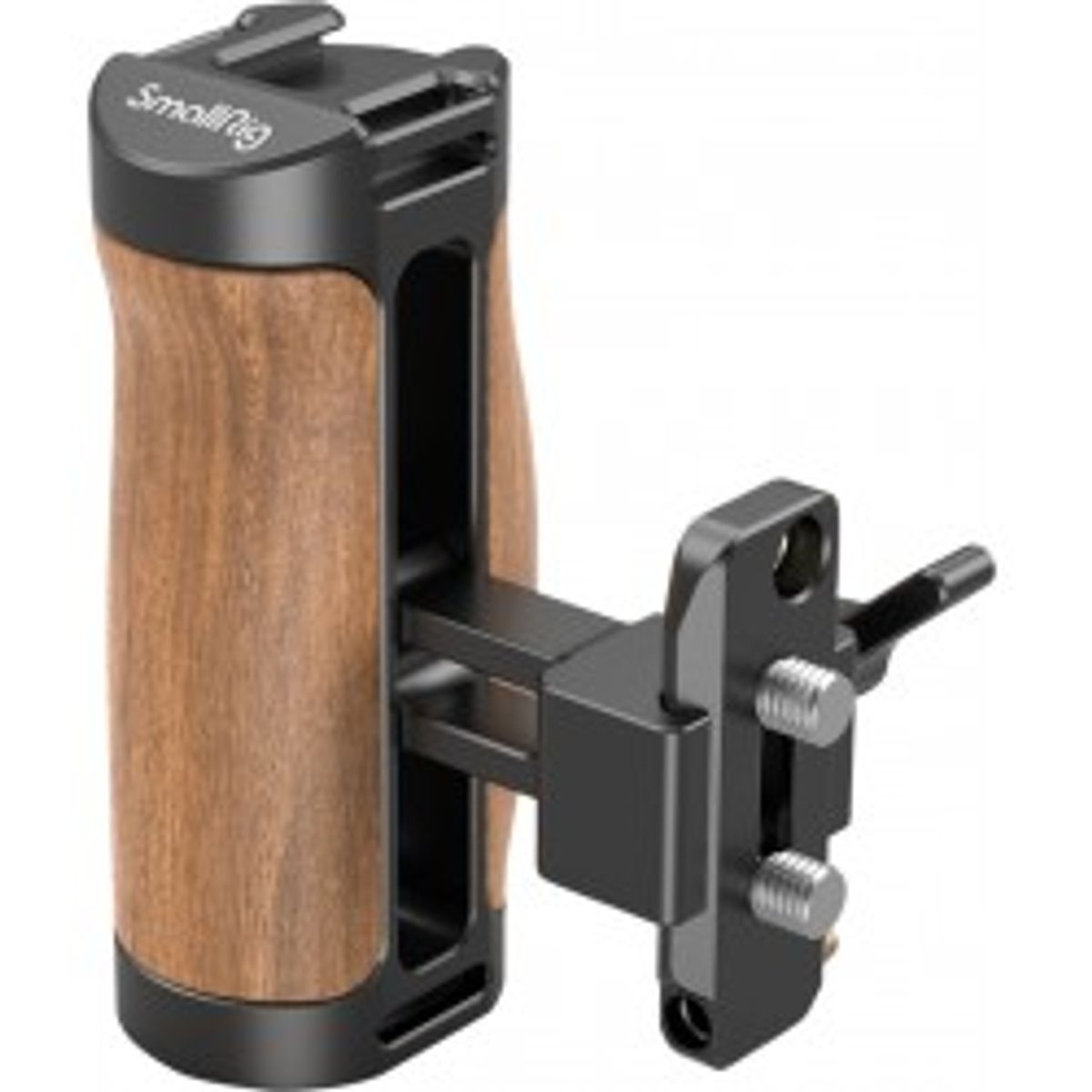 SmallRig 2978 Wooden Side Handle Nato (with rail) - Support rigs & cages