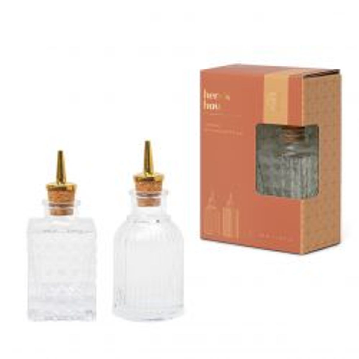 Here's How The Gio Bitters Bottles - Set Of 2 - Køkkenredskaber