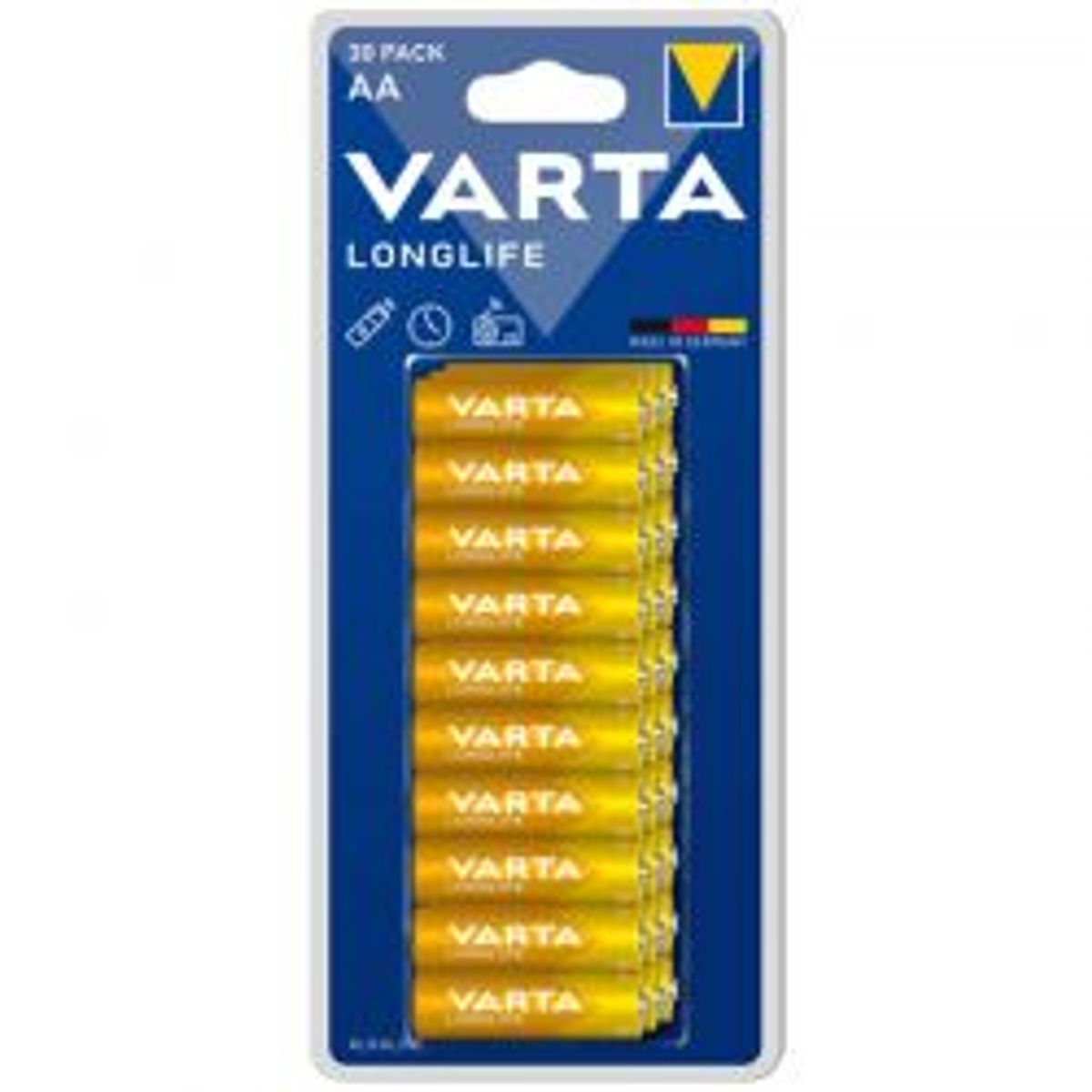 Varta Longlife Aa Blister 30-pack - Batteri