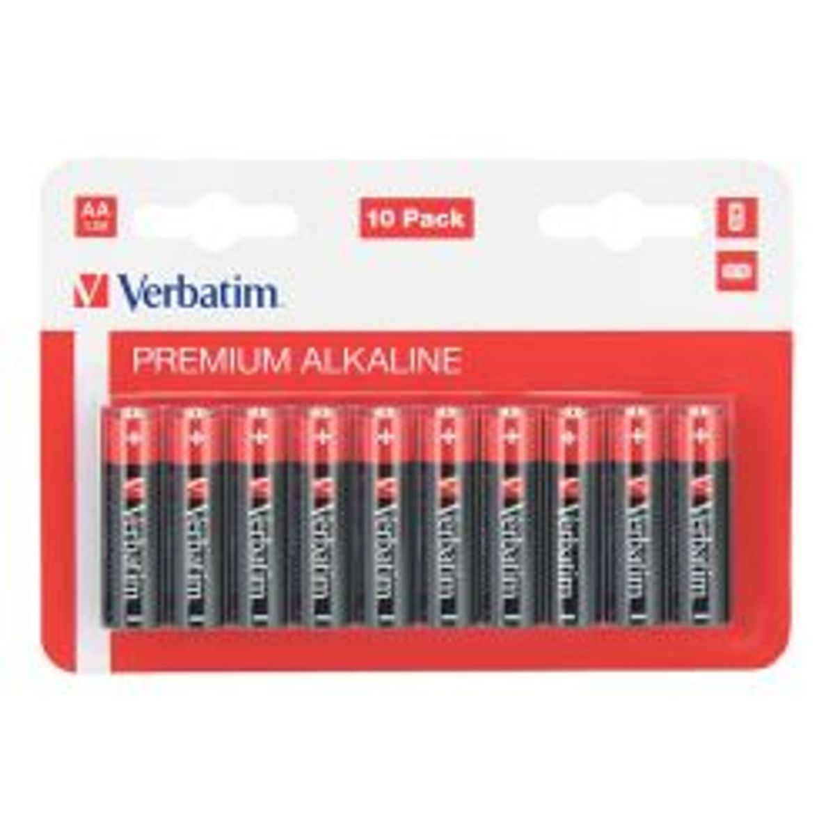 Verbatim Alkaline Battery Aa 10 Pack / Lr6