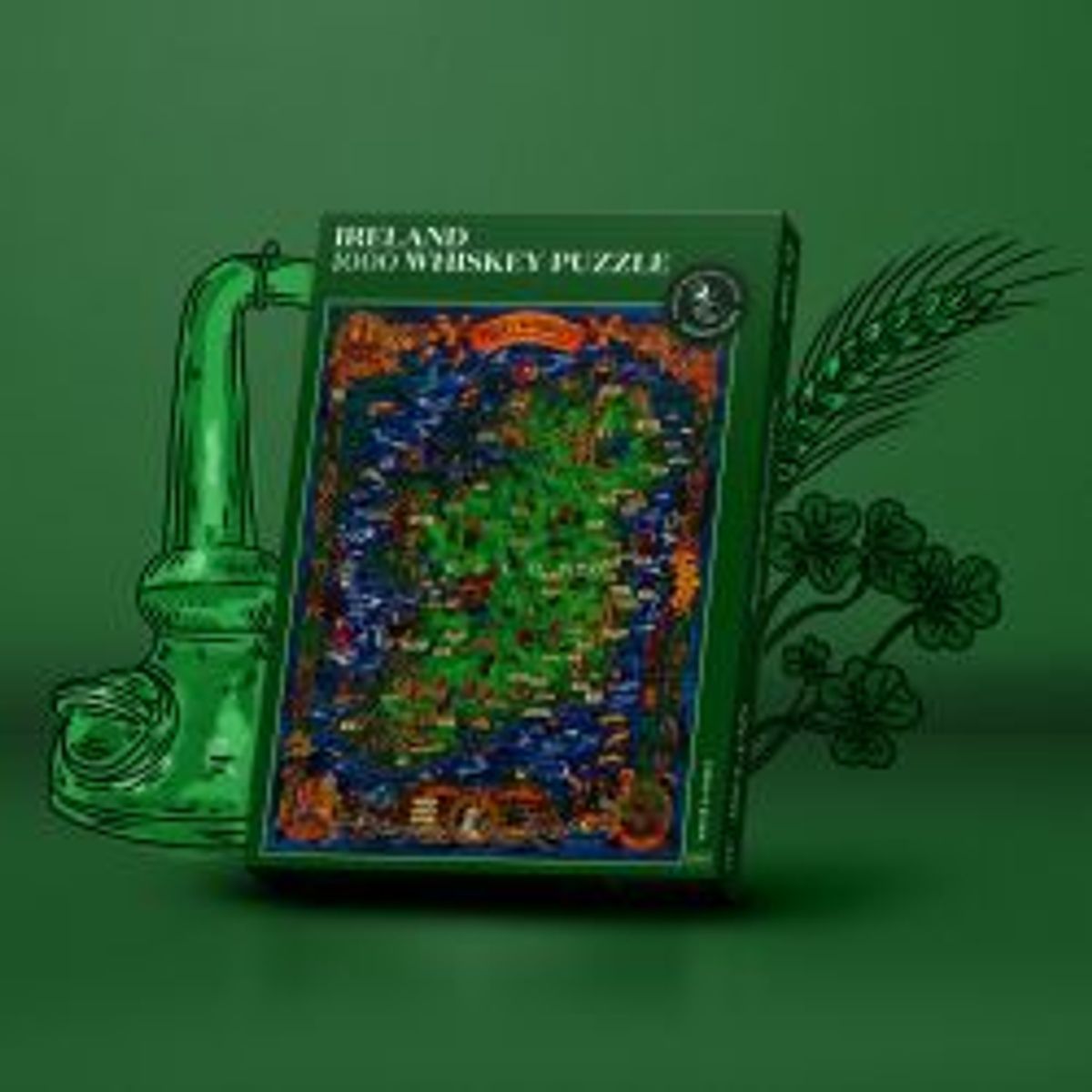 Water & Wines Whisky Puzzle - Ireland - Puslespil