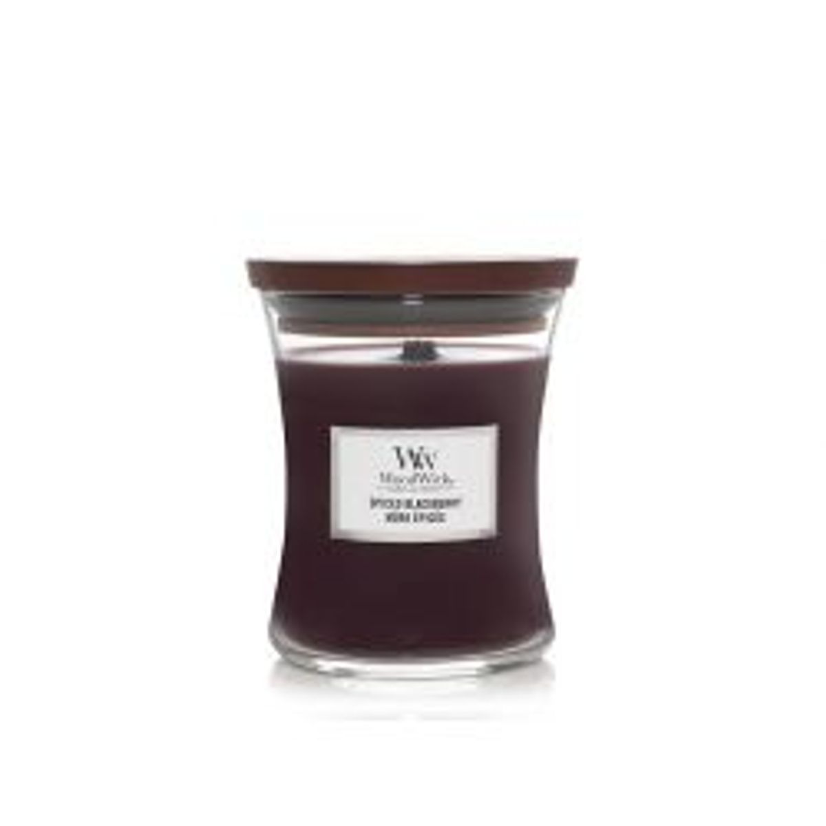 WoodWick Medium - Spiced Blackberry - Duftlys