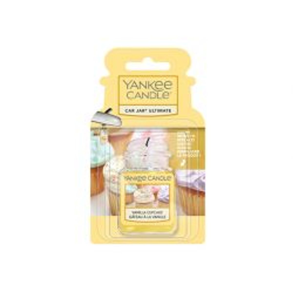 Yankee Candle Car Jar Ultimate - Vanilla Cupcake - Lugtfjerner