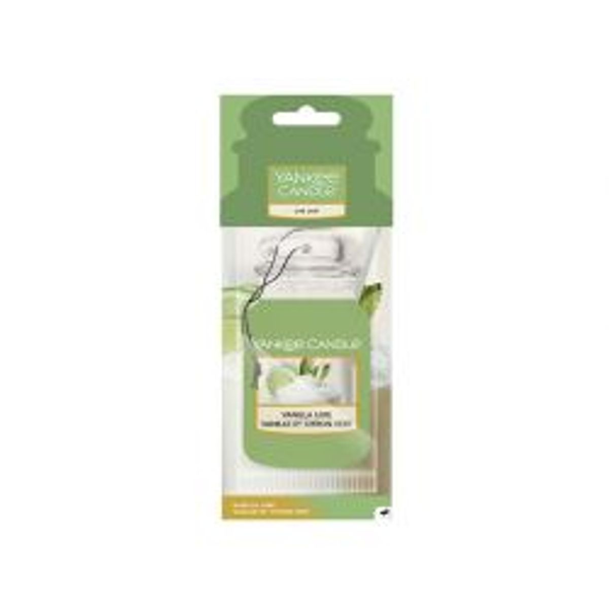 Yankee Candle Car Jar Paper - Vanilla Lime - Lugtfjerner