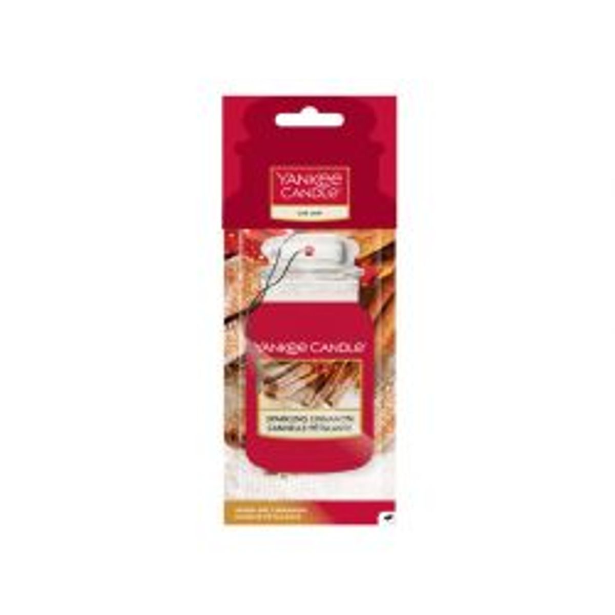 Yankee Candle Car Jar Paper - Sparkling Cinnamon - Lugtfjerner