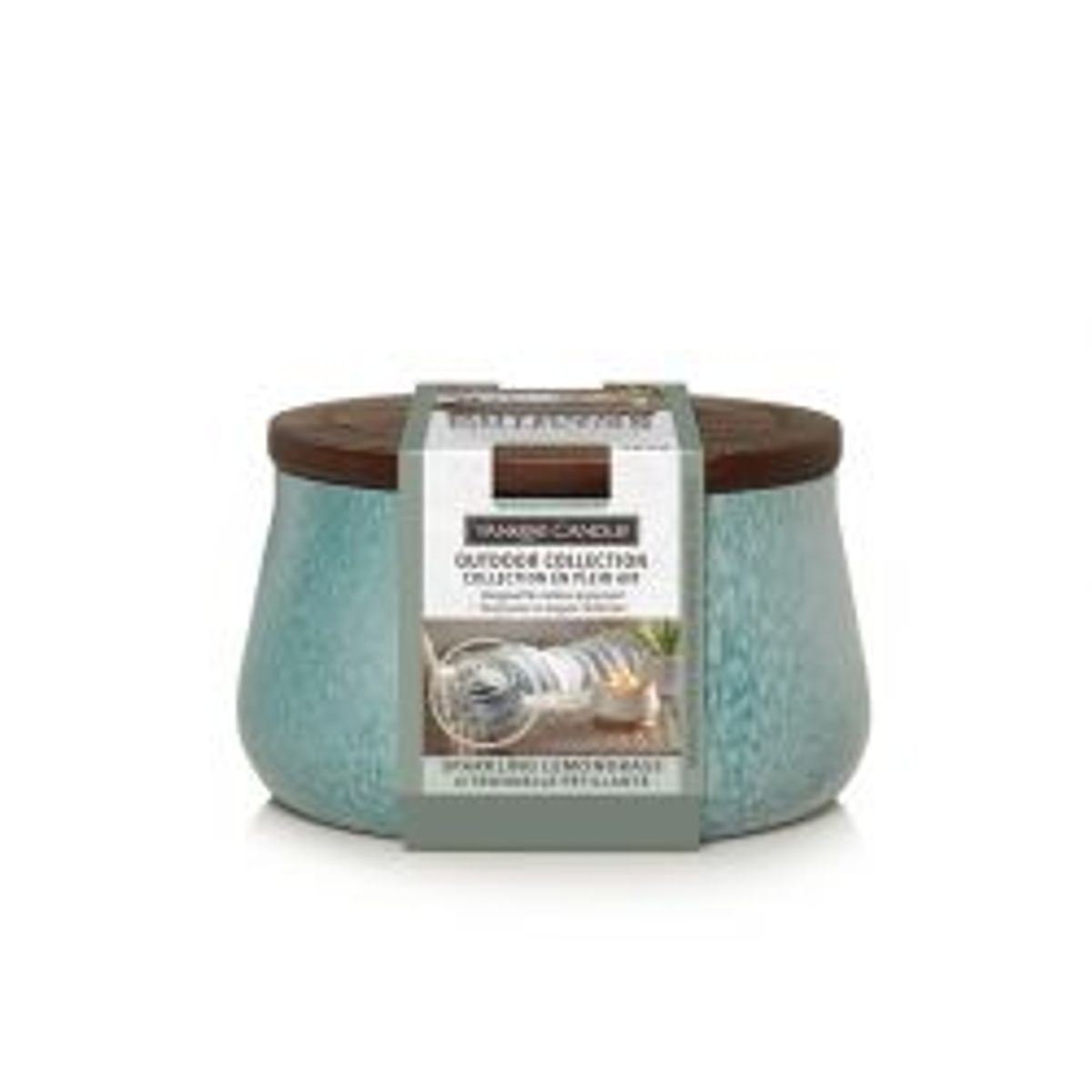 Yankee Candle Outdoor - Medium - Sparkling Lemongrass - Duftlys