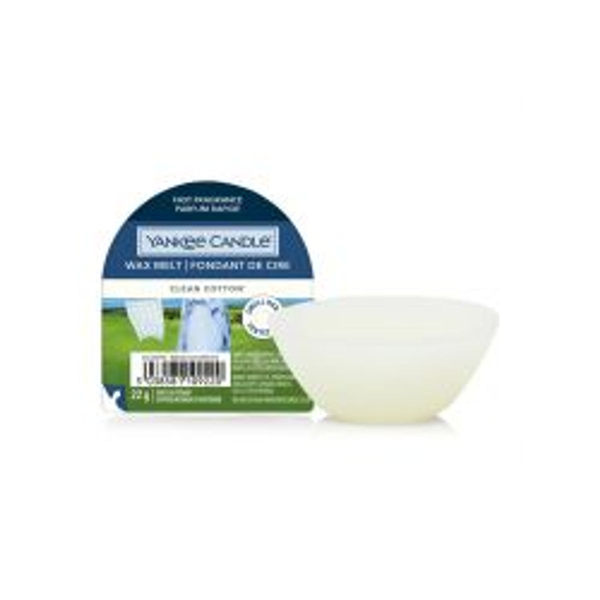 Yankee Candle Single Wax Melts - Clean Cotton - Duftvoks