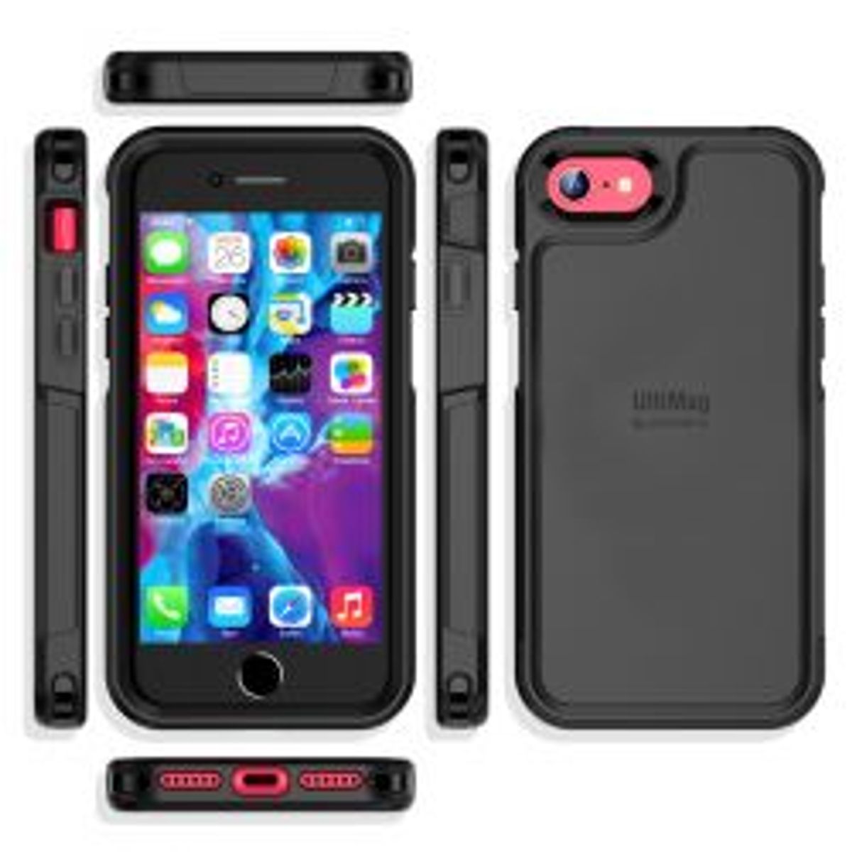 4smarts Defend Case For Iphone 7/8/se2/se3, Ultimag, Black - Mobilcover